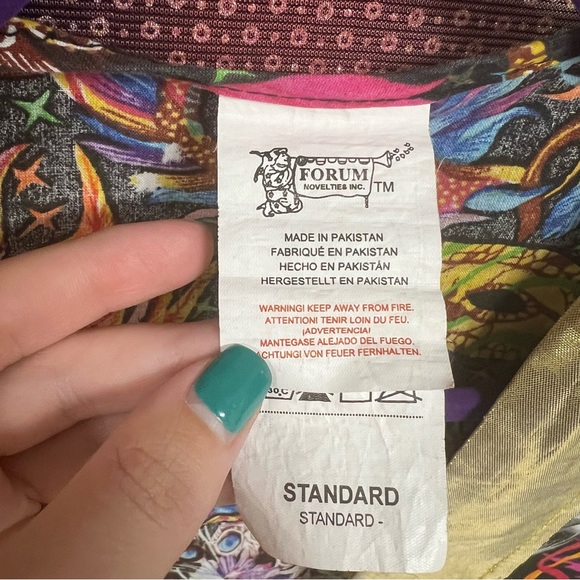 Forum Novelties Inc. funky masquerade jester masks vest - Picture 3 of 6